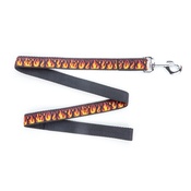 Pet Pooch Boutique - Flames Lead 1" Width
