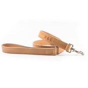 Ralph & Co - Leather dog lead - Thin (Trieste) - Light tan
