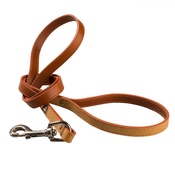 Baker & Bray - Chelsea Leather Dog Lead – Caramel & Tan