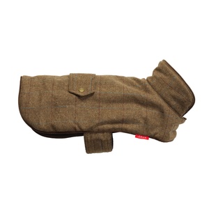 Tweed Dog Coat – Brown