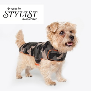 Personalised Green Camo Dog Coat