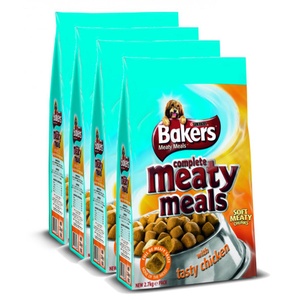 Meaty Meals Chicken Dog Food x 4