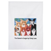 Cindy Lass - Corgis Tea Towel
