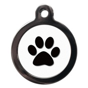 PS Pet Tags - Paw Print Pet ID Tag