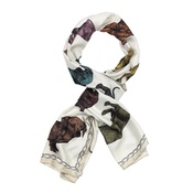 Lisa Bliss - Dachshund Print Scarf in Rainbow