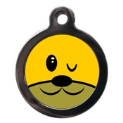 PS Pet Tags - Wink Doggie Face Dog ID Tag