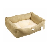 Pet Pooch Boutique - Stone Sherpa Fleece Dog Bed