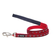 Red Dingo - Red Paw Print Lead