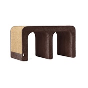 Catworks - Scratching Post - Letter M - Brown