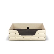 Diva Dog - Rectangular Beige Crocodile Lounge Bed