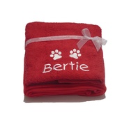 My Posh Paws - Personalised Santa Paws Gift Set – Red
