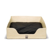 Diva Dog - Lounge bed Rectangle in Beige Croc