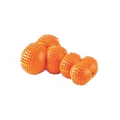 Gor Pets - Gor Rubber Super Giggle Bone Toy - Orange