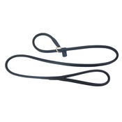 Pear Tannery - Rolled Leather Slip Dog Lead – Black