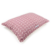 Mutts & Hounds - Heather Bone Linen Pillow Bed