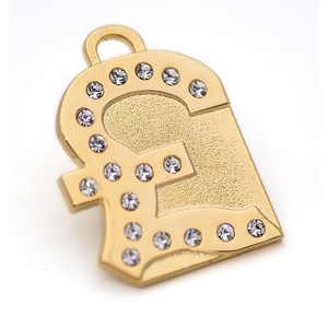 Gold Pound Sign Tag