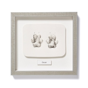 Framed Personalised Paw Mould