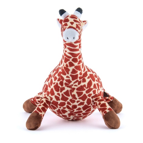 stuffed giraffe dog toy