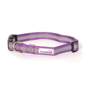 Doodlebone - Bold Reflective Dog Collar – Purple
