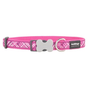 Flanno Dog Collar – Hot Pink