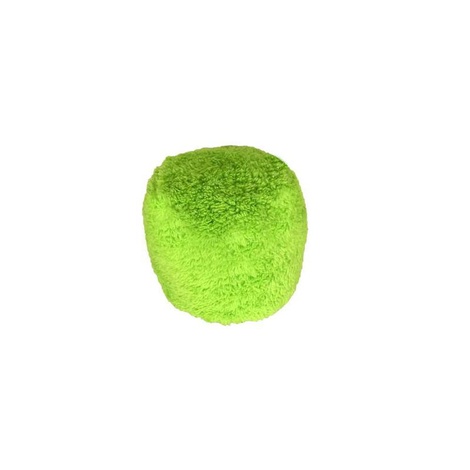 green dog ball