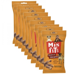 Misfits - Tangly Twists Dog Treat x 10