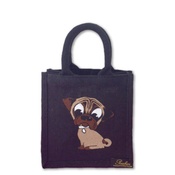 Poochini Pets - Mini Pug Bag - Black