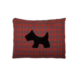 Dog Doza Scottie - Black on Red Tartan