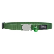 Red Dingo - Plain Green Cat Collar
