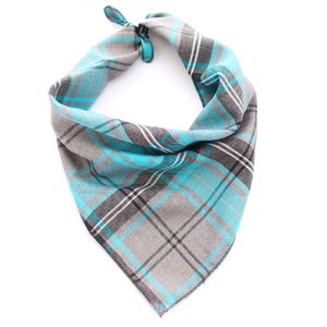 Blue Tartan Dog Bandana