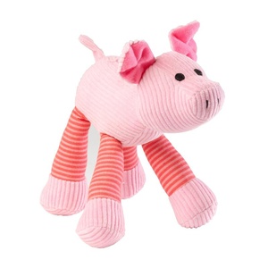 Oinking Pig Corduroy Dog Toy