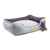 Bowl&Bone Republic - Classic Dog Bed - Grey