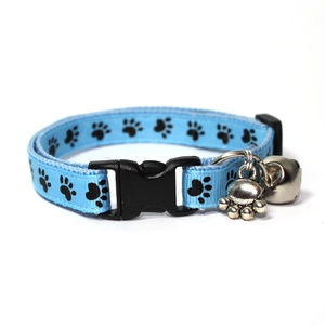 Blue Pawprints Safety Cat Collar