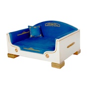 Katalin zu Windischgraetz - Classic Antique White & Gold Dog Bed