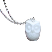 White Rabbit - Owl Necklace