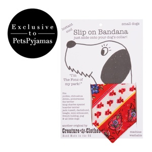 Multi Patterned Slip On Dog Bandana