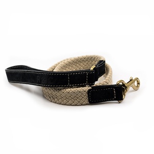 Rope lead (flat) - Black