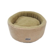 Hem & Boo - Sand Round High Sided Cat Bed