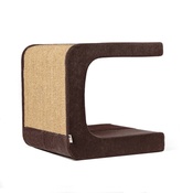 Catworks - Scratching Post - Letter C - Brown