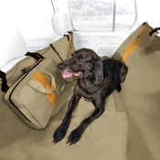 Kurgo - Wander Hammock Car Seat Cover - Khaki