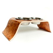 Lola and Daisy - Amberwood Raised Pet Feeder