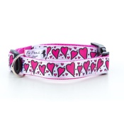 Pet Pooch Boutique - Graffiti Hearts Collar 1" Width