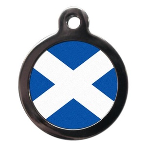 St Andrews Flag Pet ID Tag