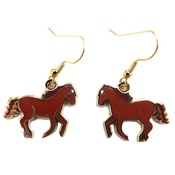 Kate Garey - Wild Horses Enamel Earrings