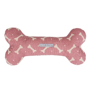 Linen Bone Toy - Heather