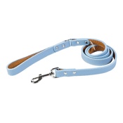 Auburn Leathercrafters - Tuscany Leather Dog Lead – Light Blue