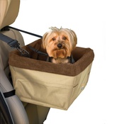 Kurgo - SkyBox Booster Car Seat - Khaki