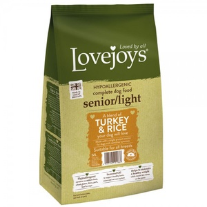 Lovejoys Senior/Light Turkey & Rice Dry Dog Food 12kg
