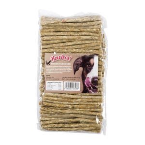 Howlers Natural Munchy Rawhide Sticks