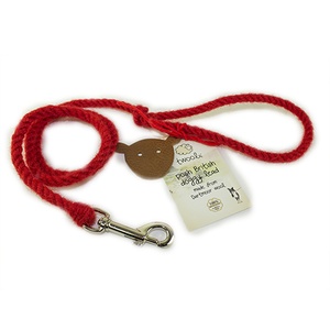 Puppy Slip lead - Dartmoor Sunset Red